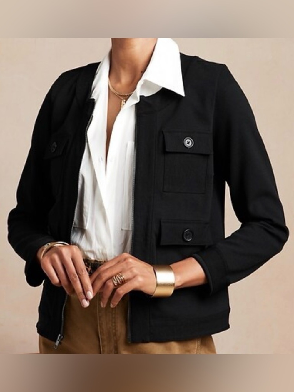 Banana republic Black Women Jacket small size